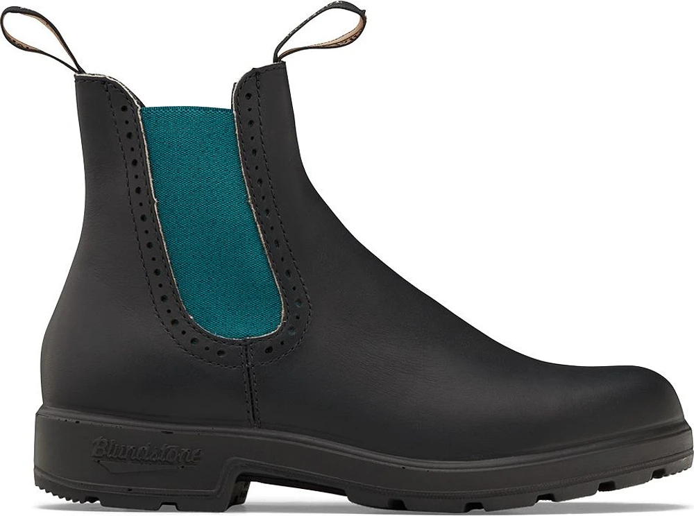 Blundstone 2320 - Women's Series Hi Top Black With Green Elastic
