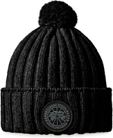 Rib Pom Beanie Cashmere