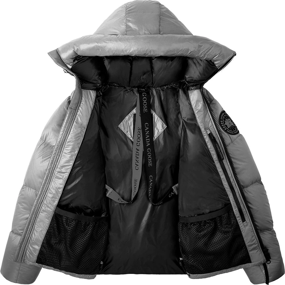 Crofton Puffer Black Disc Boulder Grey