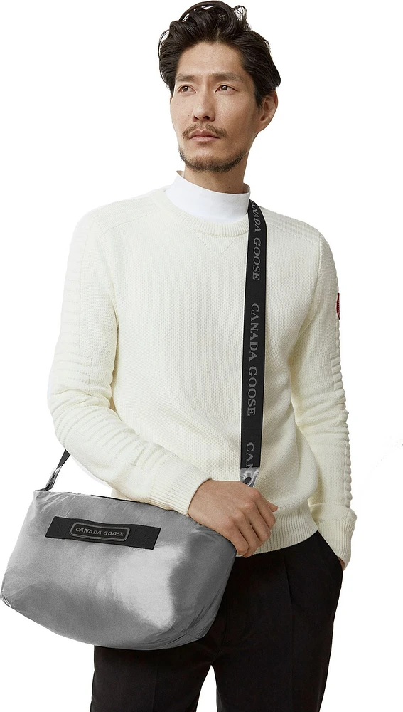 Crofton Puffer Black Disc Boulder Grey