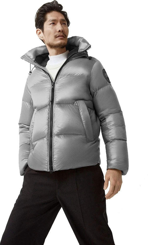 Crofton Puffer Black Disc Boulder Grey