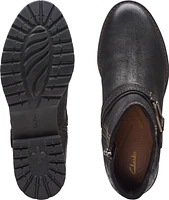 Aspra Buckle Black Suede
