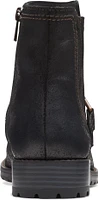 Aspra Buckle Black Suede