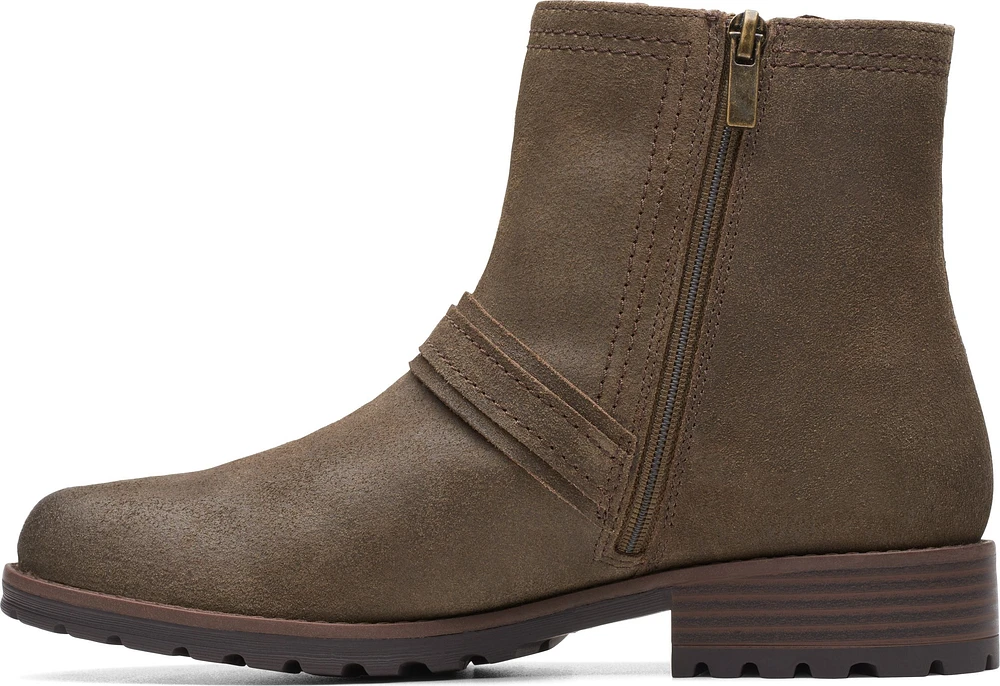Aspra Buckle Dark Olive Suede