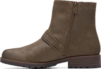 Aspra Buckle Dark Olive Suede