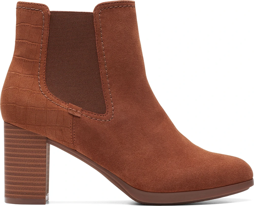 Bayla Rose Tan Suede