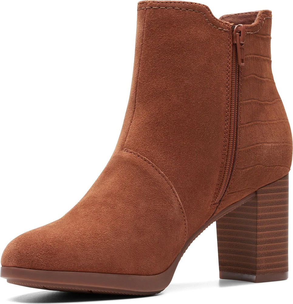 Bayla Rose Tan Suede