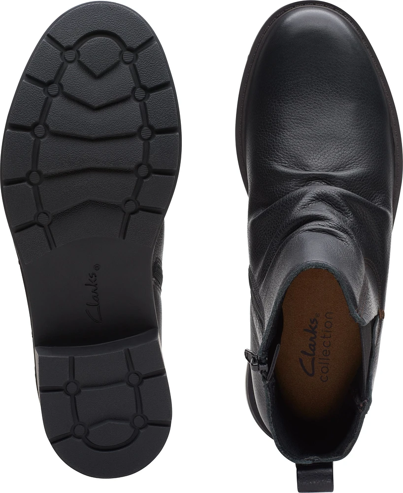 Hearth Rose Black Leather