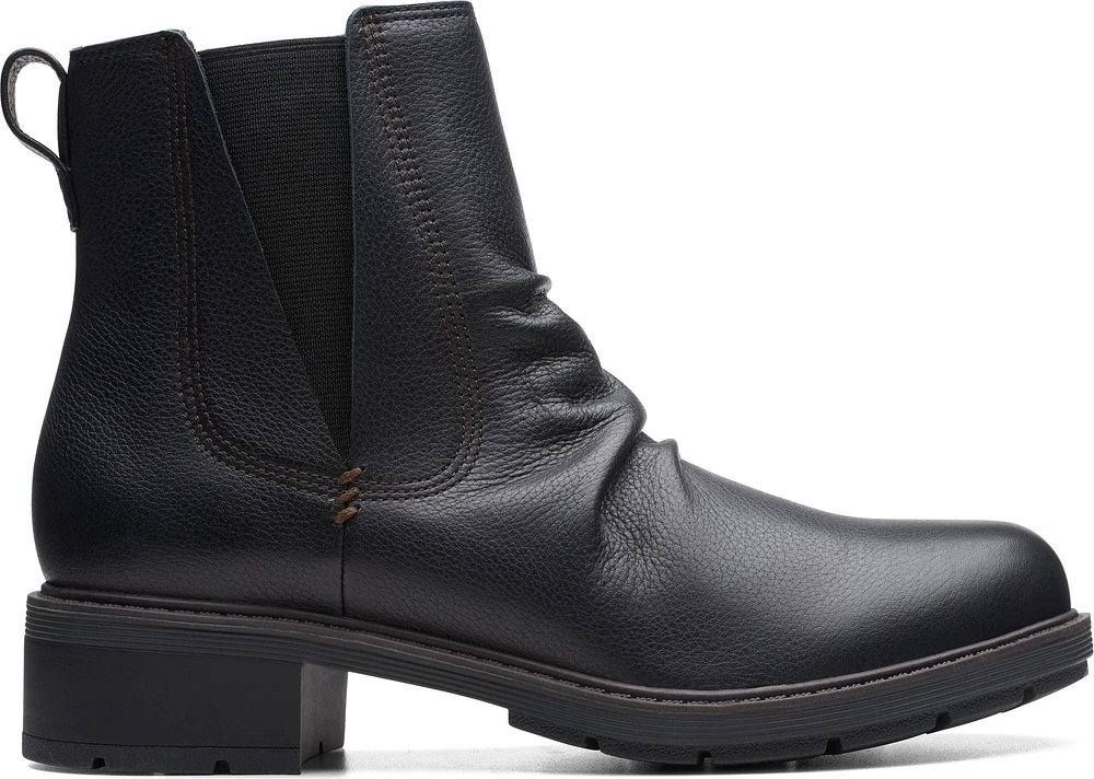 Hearth Rose Black Leather