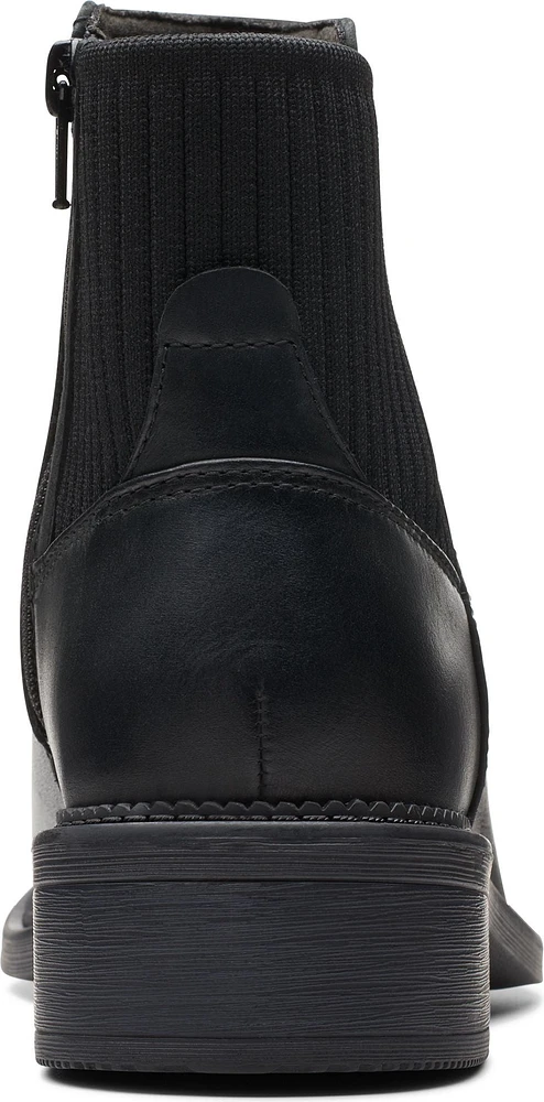 Maye Palm Black Leather