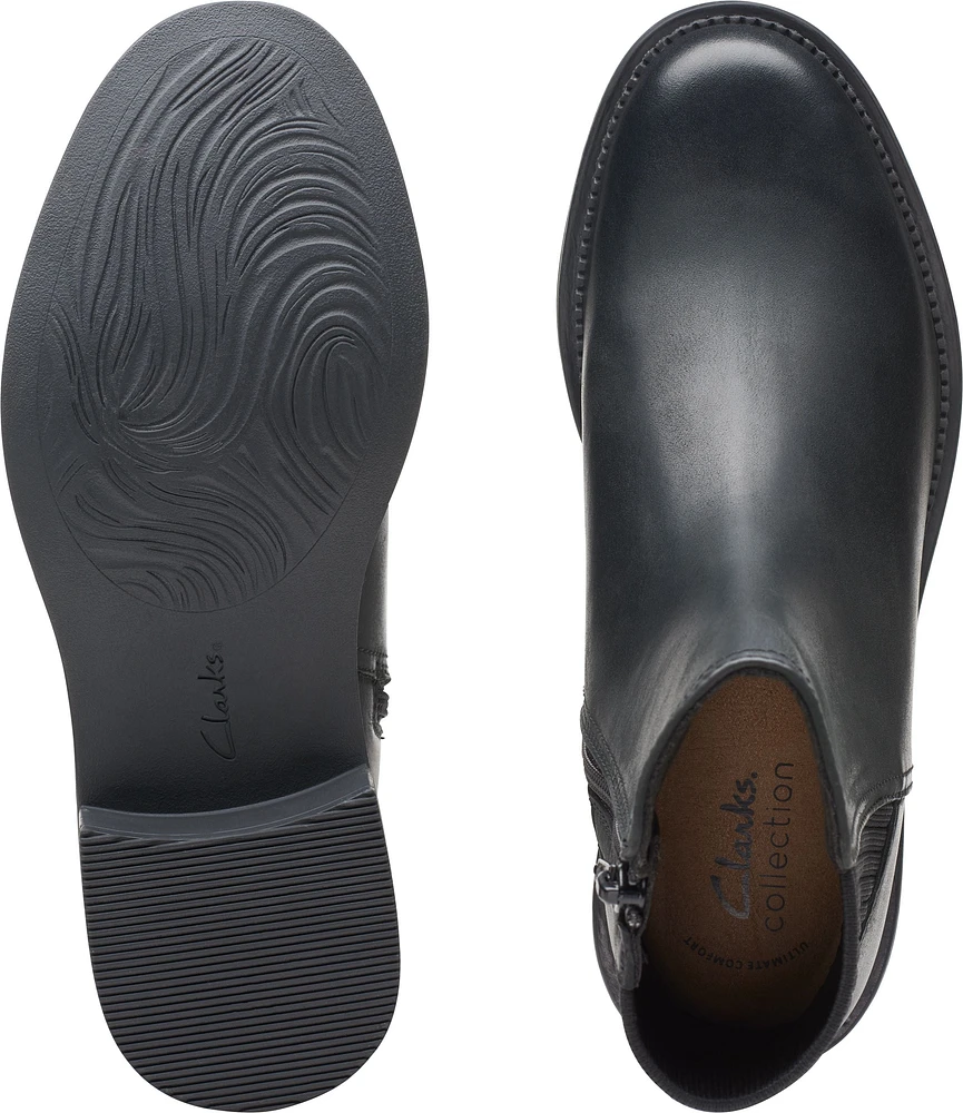 Maye Palm Black Leather