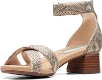 Desirae Lily Beige Metallic