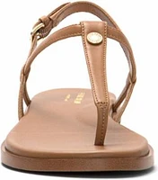 Flora Thong Pecan Leather Brown