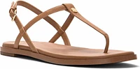 Flora Thong Pecan Leather Brown