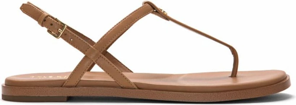 Flora Thong Pecan Leather Brown