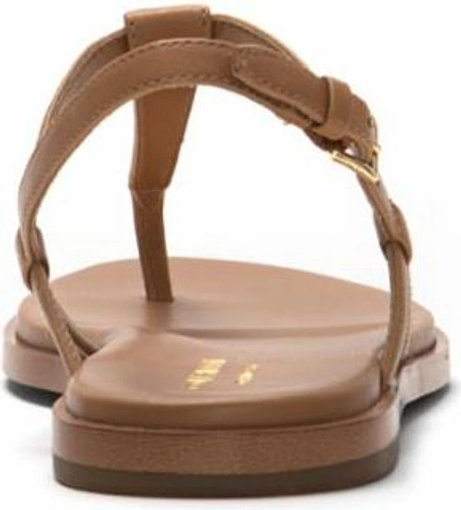 Flora Thong Pecan Leather Brown