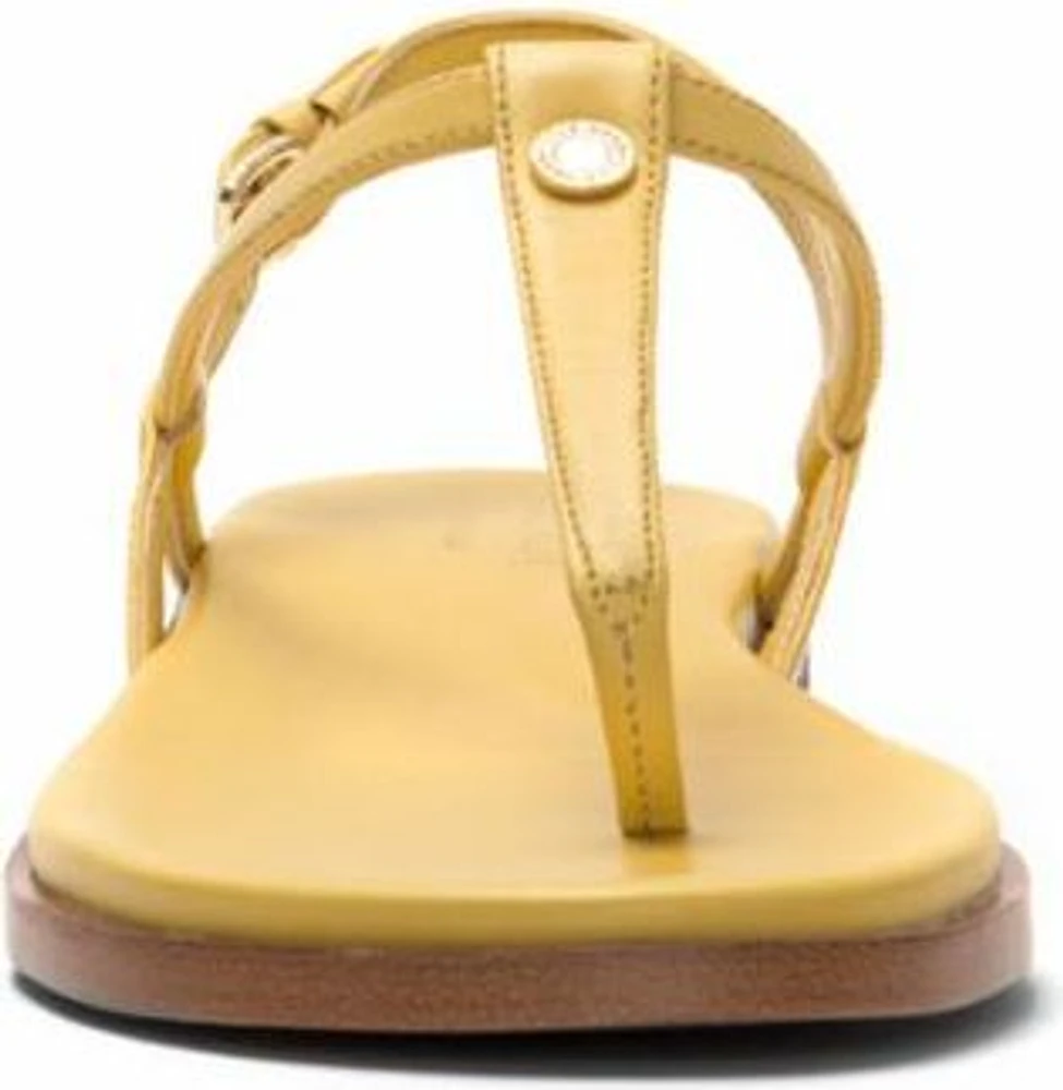 Flora Thong Sunset Gold Leather Yellow