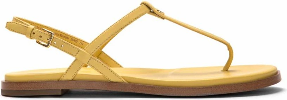 Flora Thong Sunset Gold Leather Yellow