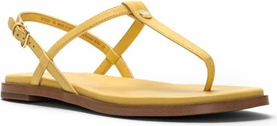Flora Thong Sunset Gold Leather Yellow