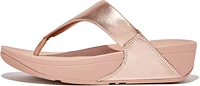 Lulu Leather Toe Post Rose Gold