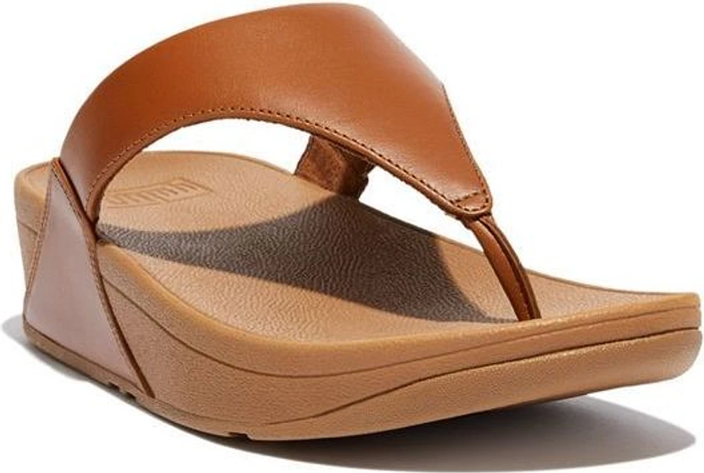 Lulu Leather Toe Post Tan