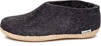 Wool Felt Shoe Leather Sole Charcoal