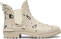 Rowan Rain Boot Paisley Print Latte
