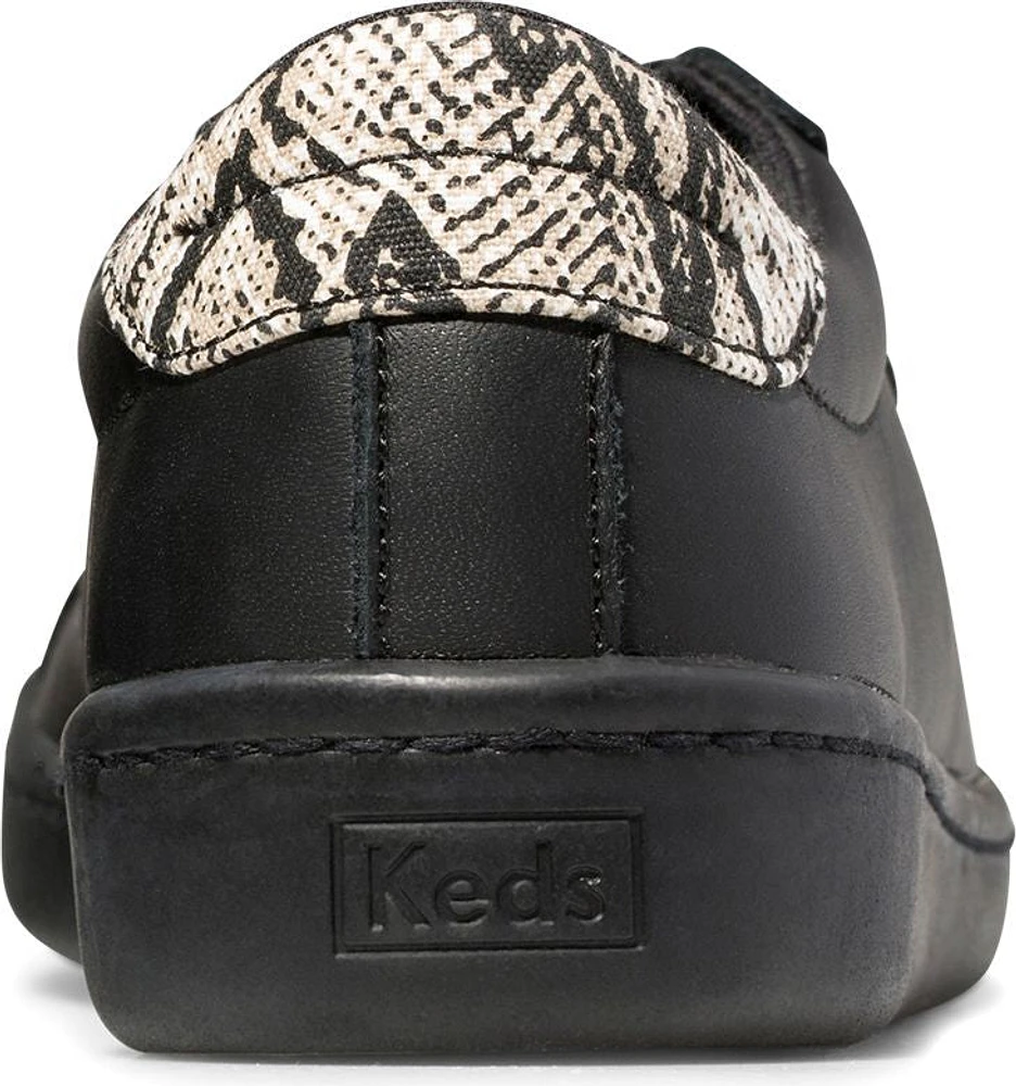 Ace Leather Mix Black