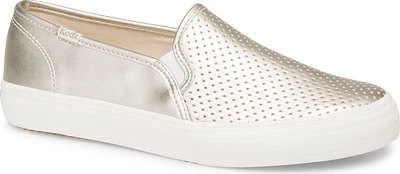 Double Decker Perf Pu Leather Champagne