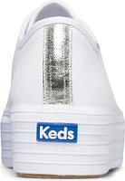 Triple Up Canvas White