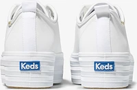 Triple Up Leather White