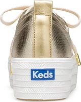 Triple Up Metallic Twill Light Gold