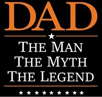 T-shirt Papa - Man/Myth/Legend