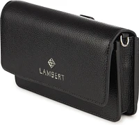 2 In 1 Wallet Crossbody SLG Black Pebble