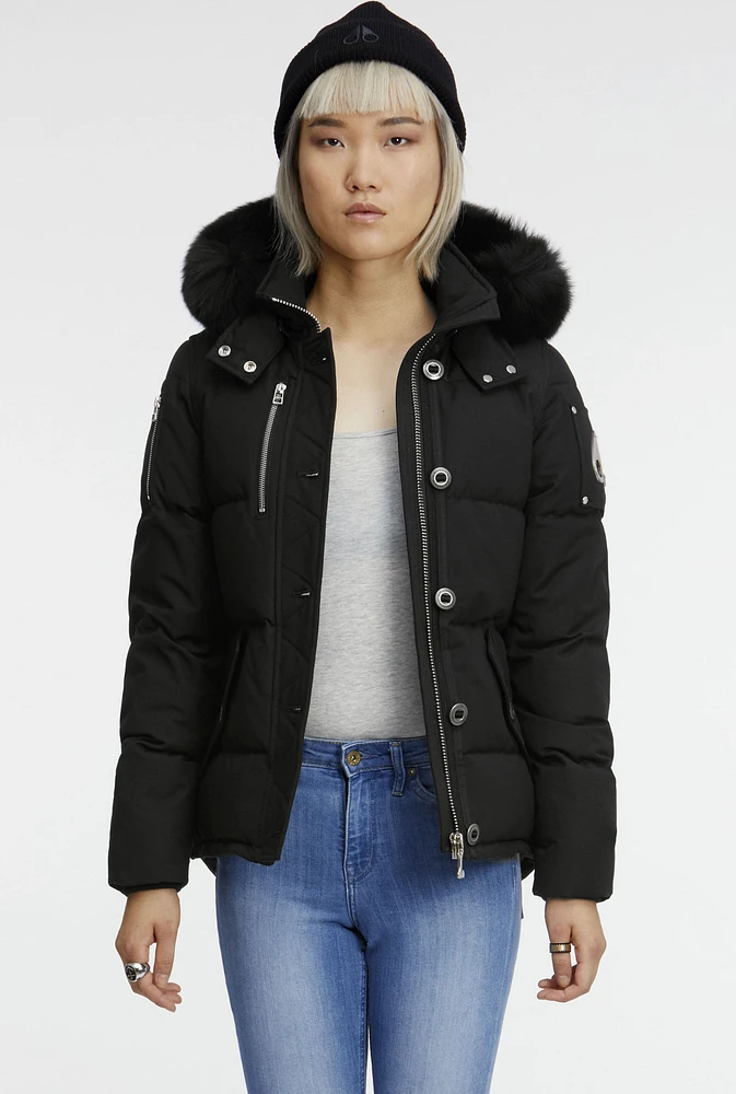 Ladies 3Q Jacket Black-black