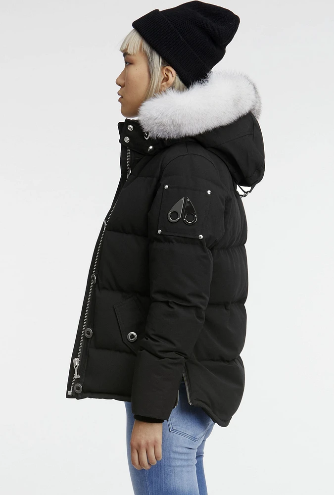 Ladies 3Q Jacket Black-natural