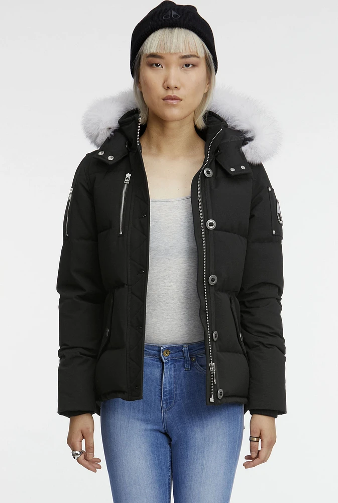 Ladies 3Q Jacket Black-natural