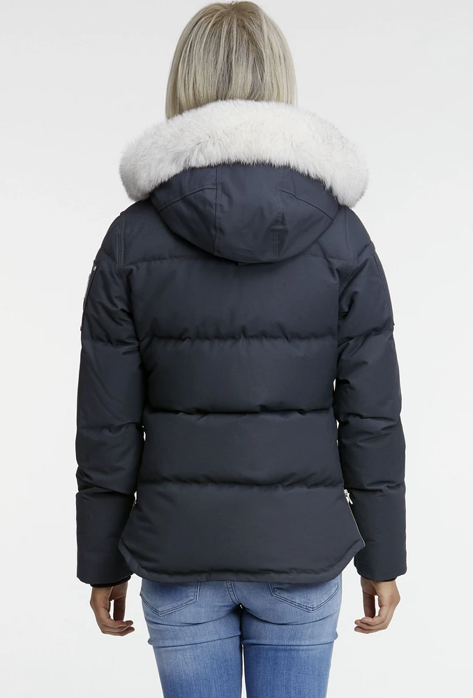 Ladies 3Q Jacket Navy-natural