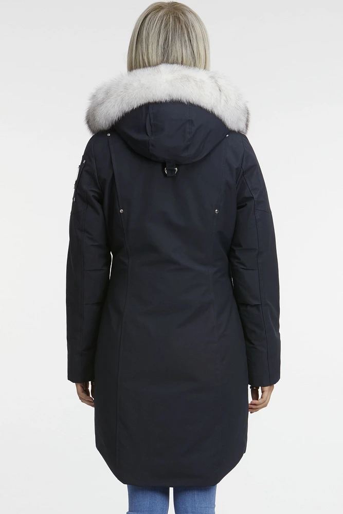 Ladies Stirling Parka Navy-natural