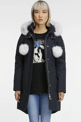 Ladies Stirling Parka Navy-natural