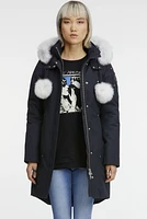 Ladies Stirling Parka Navy-natural