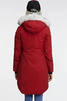 Ladies Stirling Parka Red-natural