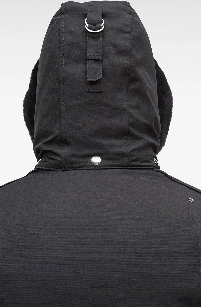 Stirling Parka Shearling Black