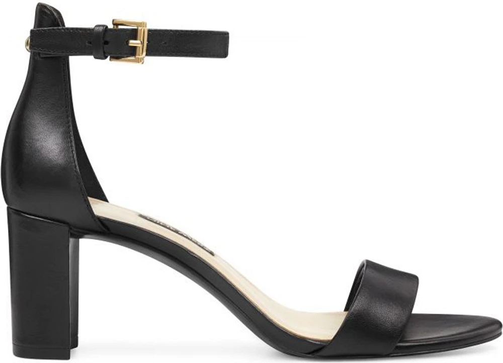 Pruce Black Ankle Strap Sandal