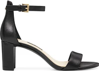 Pruce Black Ankle Strap Sandal