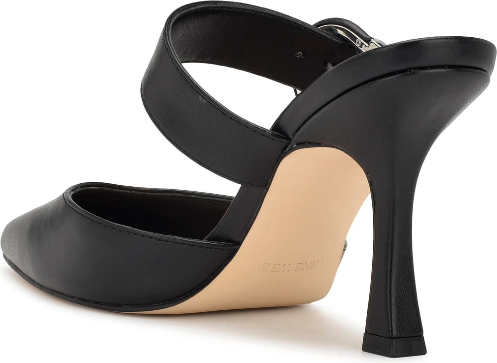 Sanra 3 Black Open Back Pump