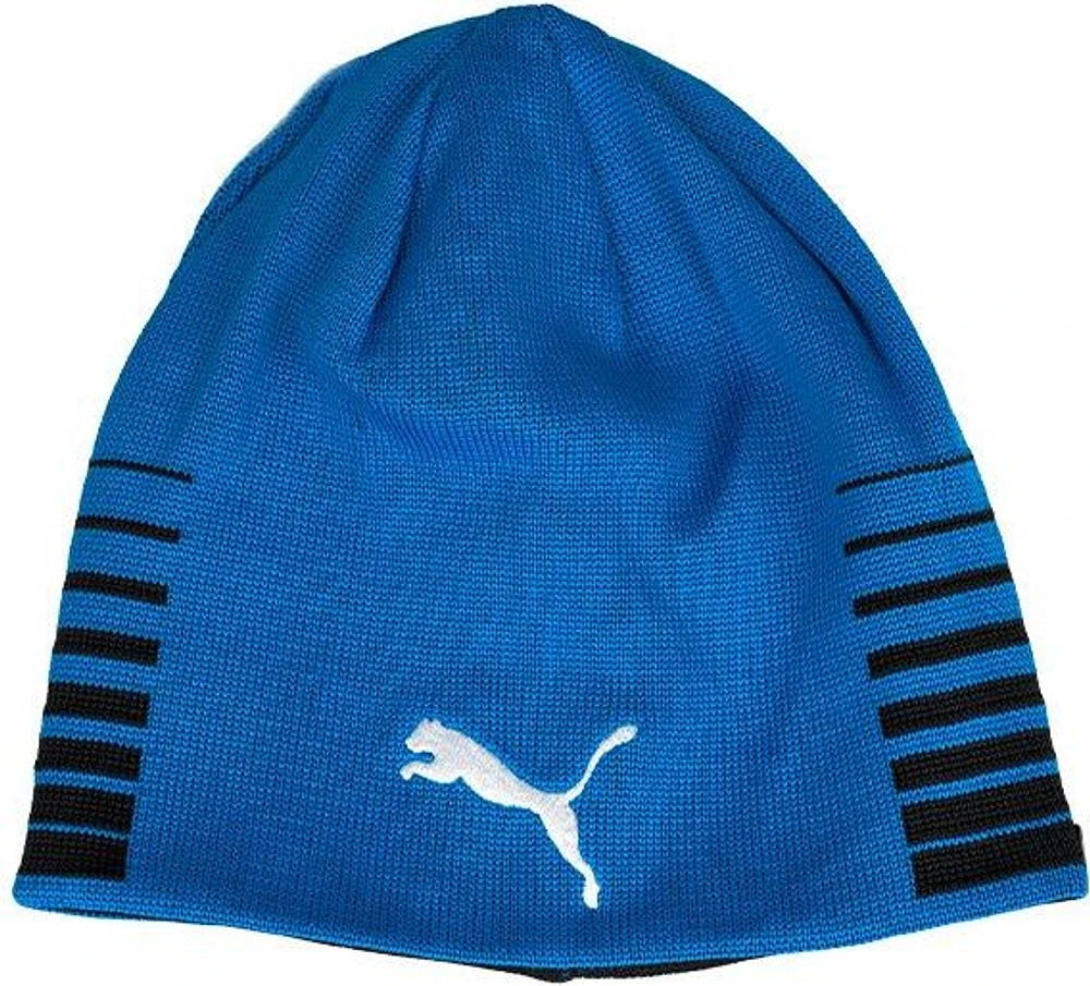 Liga Reversible Beanie Electric Blue Lemonade Puma Black