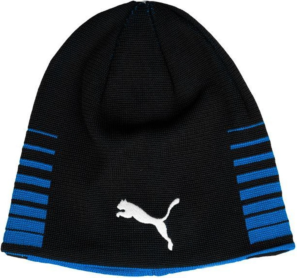 Liga Reversible Beanie Electric Blue Lemonade Puma Black