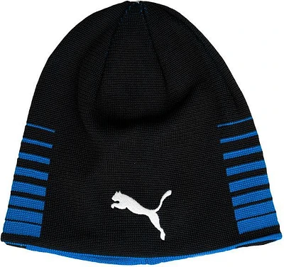 Liga Reversible Beanie Electric Blue Lemonade Puma Black