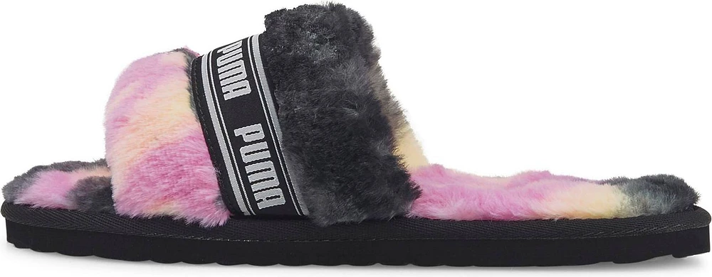 Puma Fluff Tie-dye Black/White